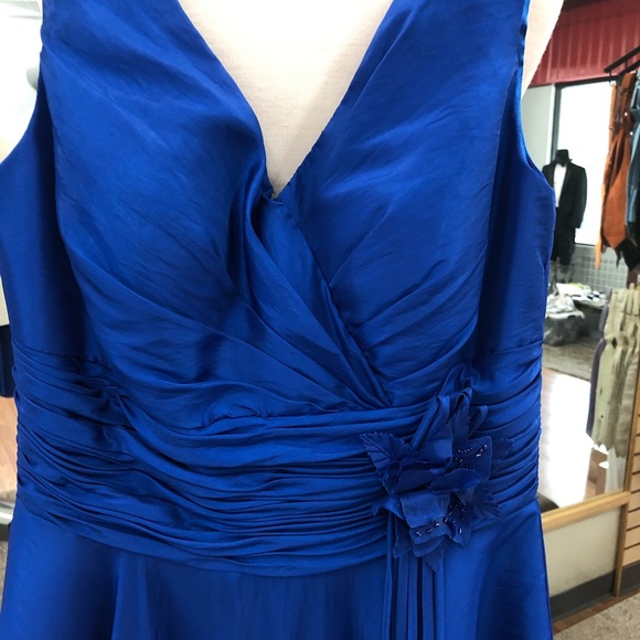 Royal Blue formal dress by Milano size 8 NWT - Picture 7 of 7